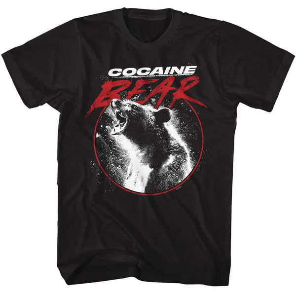 Cocaine Bear In Circle- S/S Tshirt
