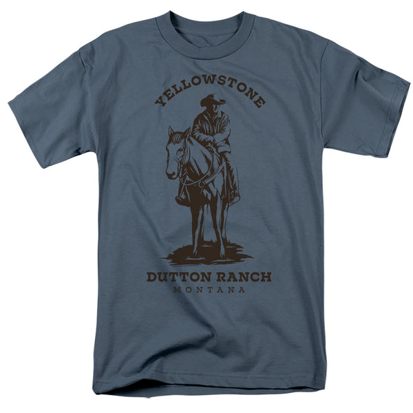 Yellowstone - Dutton Ranch With John Dutton Adult Regular Fit Short Sleeve