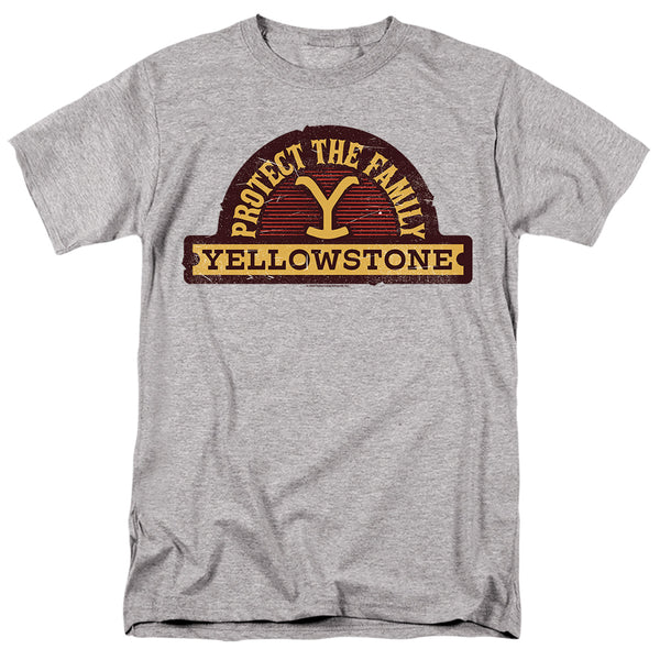 Yellowstone - Protect The Family Patch Adult Regular Fit Short Sleeve