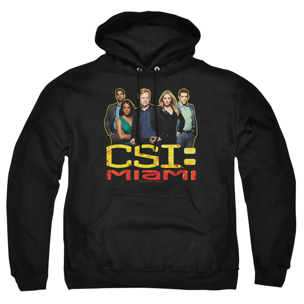 CSI Miami - The Cast In Black Adult Pullover Hoodie
