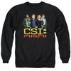 CSI Miami - The Cast In Black Adult Crewneck Sweatshirt