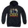 CSI Miami - The Cast In Black Youth Hooded Sweatshirt