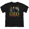 CSI Miami - The Cast In Black Youth Short Sleeve