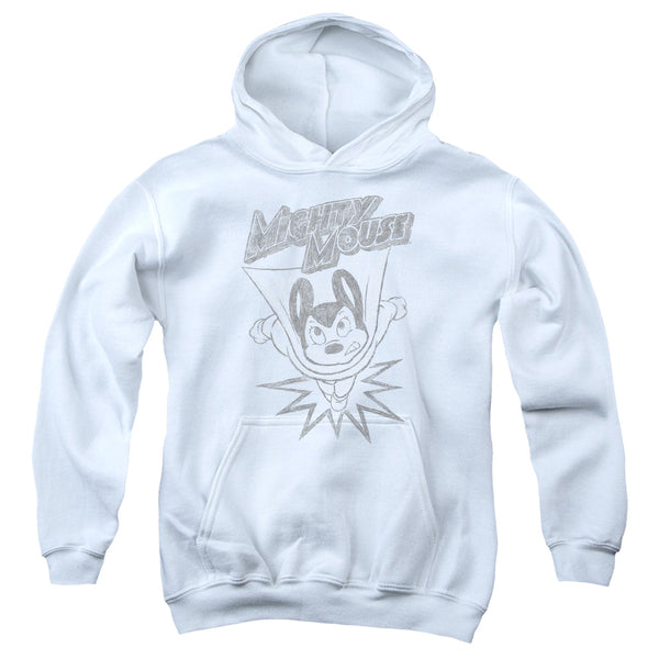 Mighty Mouse - Bursting Out Youth Hooded Sweatshirt