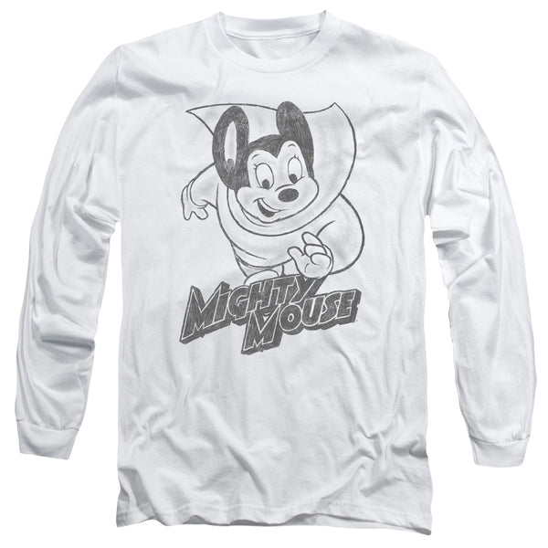 Mighty Mouse - Mighty Sketch Adult Long Sleeve