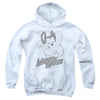 Mighty Mouse - Mighty Sketch Youth Hooded Sweatshirt