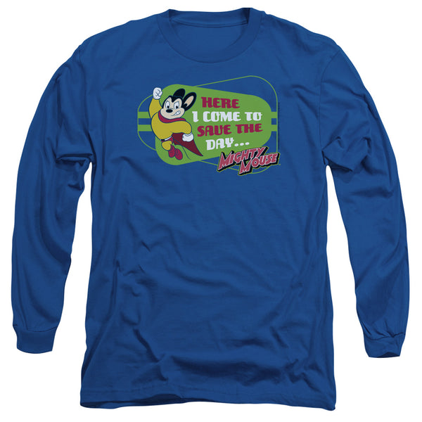 Mighty Mouse - Here I Come Adult Long Sleeve