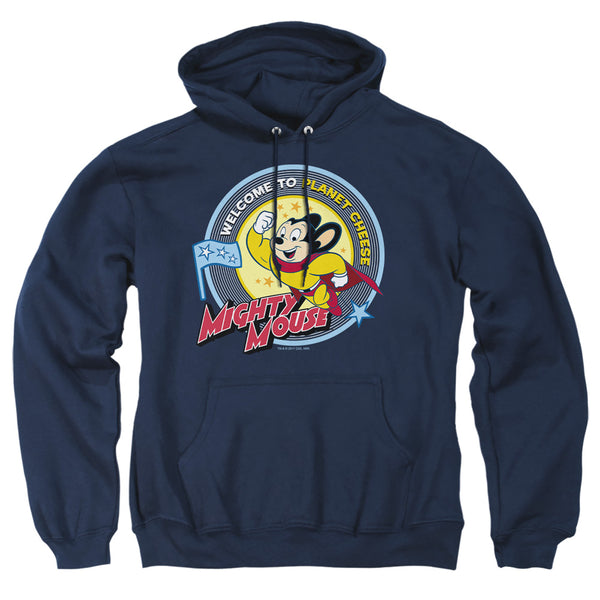 Mighty Mouse - Planet Cheese Adult Pullover Hoodie