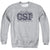 CSI - Distressed Logo Adult Crewneck Sweatshirt