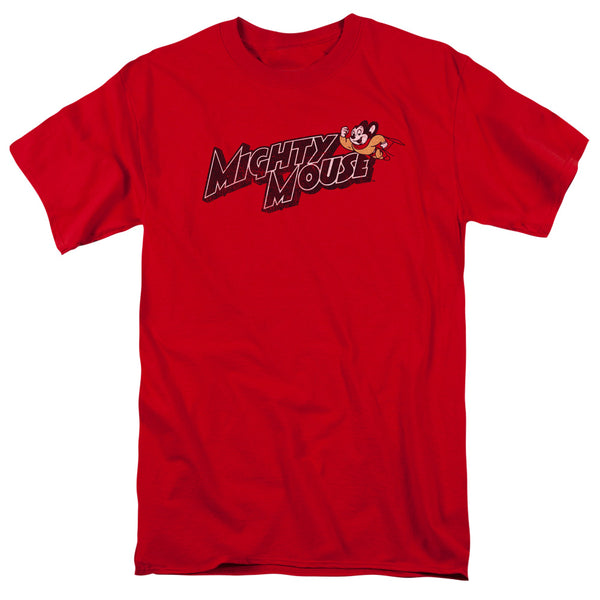 Mighty Mouse - Might Logo Adult Regular Fit Short Sleeve