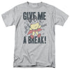 Mighty Mouse - Give Me A Break Adult Regular Fit Short Sleeve