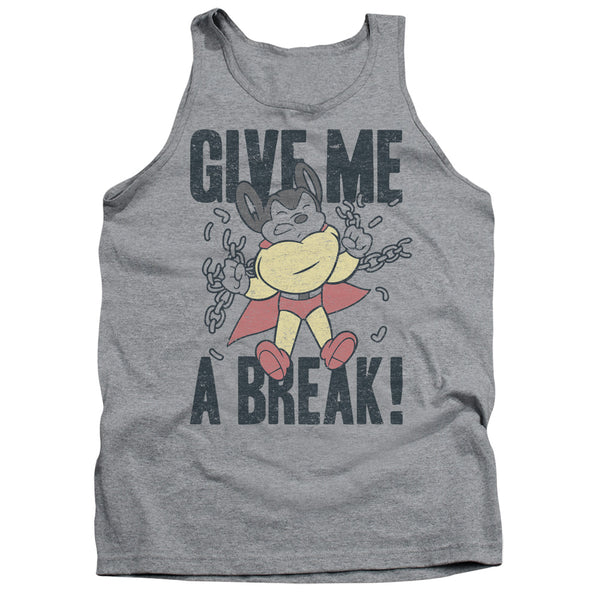 Mighty Mouse - Give Me A Break Adult Tank Top
