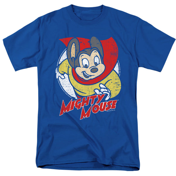 Mighty Mouse - Mighty Circle Adult Regular Fit Short Sleeve
