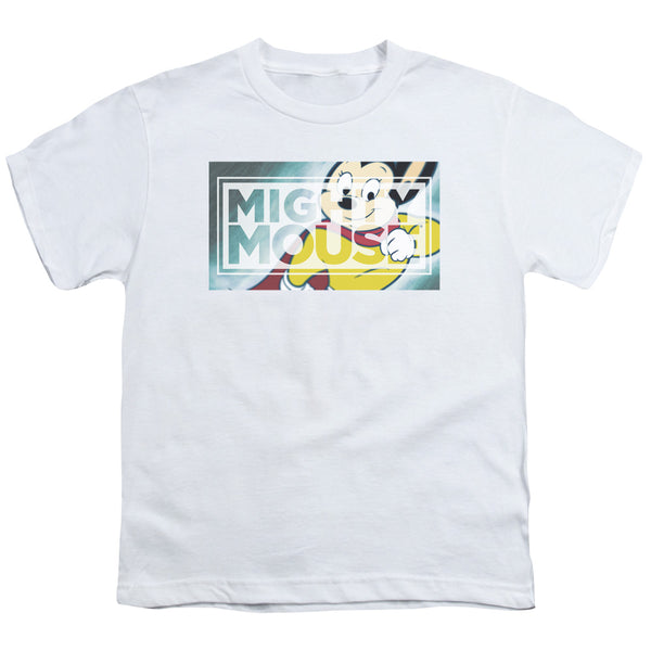 Mighty Mouse - Mighty Rectangle Youth Short Sleeve