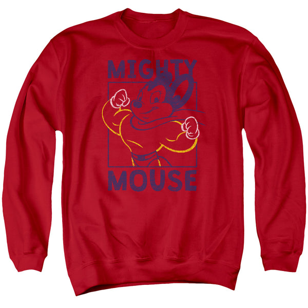 Mighy Mouse - Break The Box Adult Crewneck Sweatshirt
