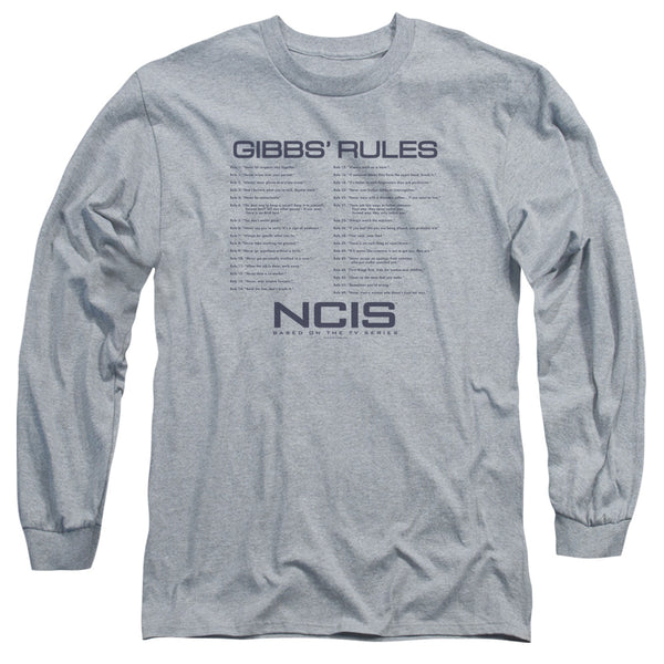 NCIS - Gibbs Rules Adult Long Sleeve