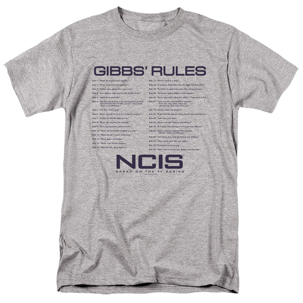 NCIS - Gibbs Rules Adult Regular Fit Short Sleeve