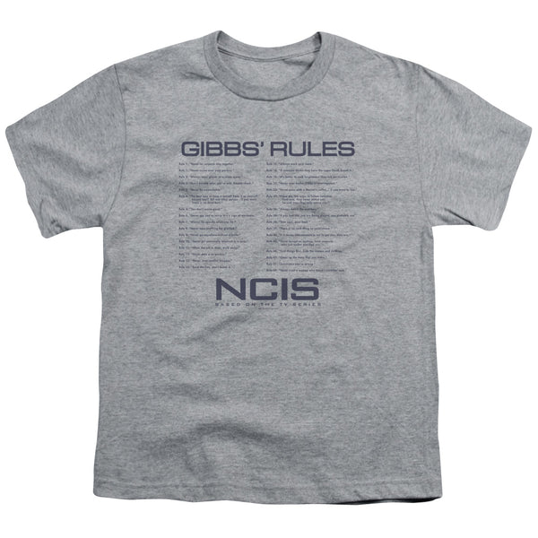 NCIS - Gibbs Rules Youth Short Sleeve