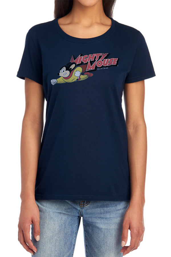 Mighty Mouse - Mighty Retro Women's Short Sleeve