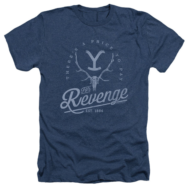 Yellowstone - Revenge Skull Adult Regular Fit Heather Short Sleeve