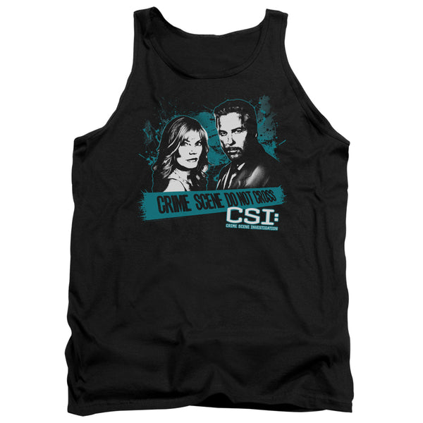 CSI - Cross The Line Adult Tank Top