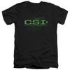 CSI - Sketchy Shadow Adult Slim Fit V Neck Cotton