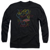 Mighty Mouse - Neon Hero Adult Long Sleeve