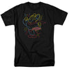 Mighty Mouse - Neon Hero Adult Regular Fit Short Sleeve