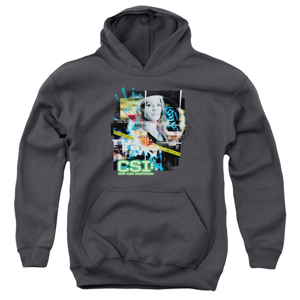 CSI - Evidence Collage Youth Hooded Sweatshirt