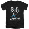 CSI - Investigate This Adult Slim Fit V Neck Cotton