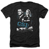CSI - Investigate This Adult Regular Fit Heather Short Sleeve