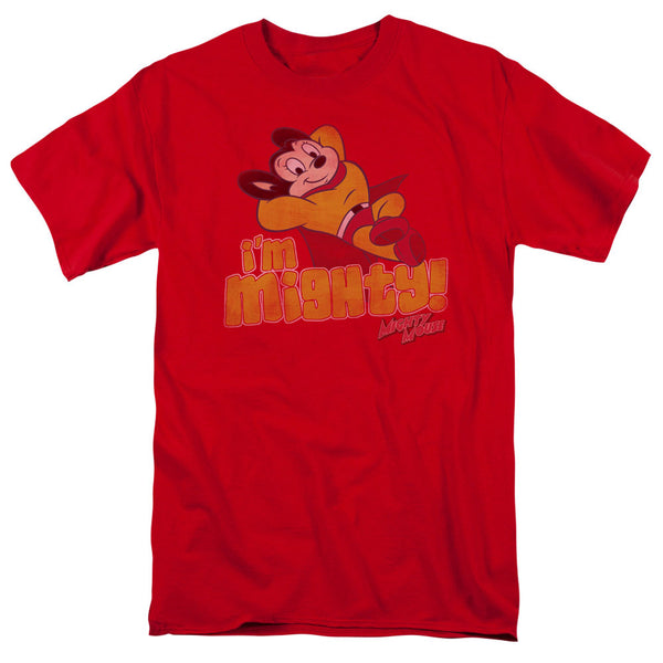 Mighty Mouse - Im Mighty Adult Regular Fit Short Sleeve