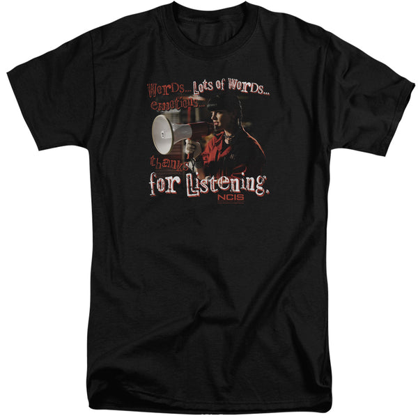 Ncis - Thanks For Listening Adult Tall Fit Short Sleeve