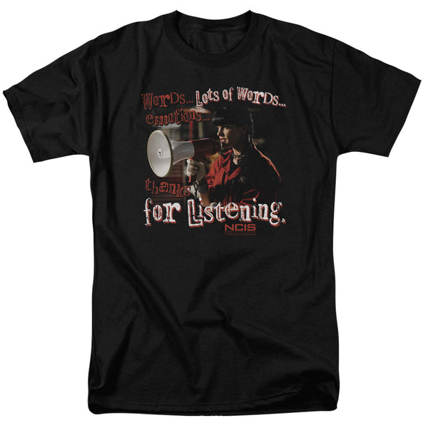 NCIS - Thanks For Listening Adult Regular Fit Short Sleeve