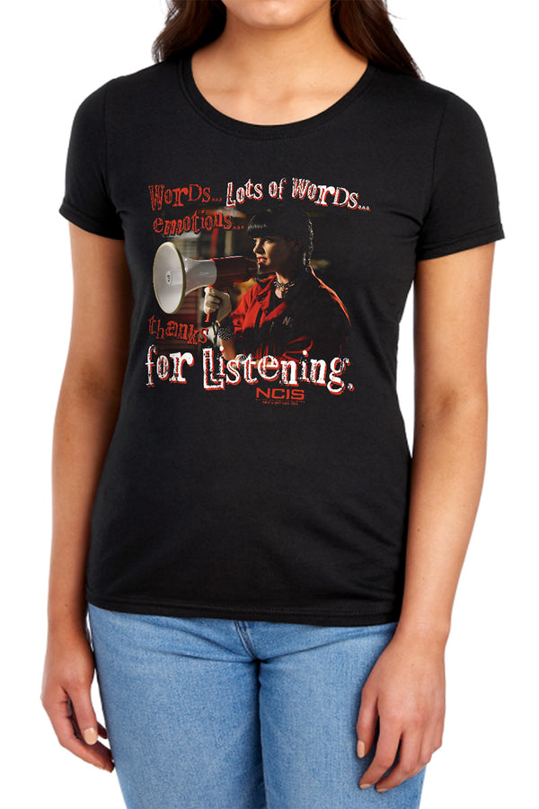 NCIS - Thanks For Listening Women's Short Sleeve
