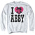 NCIS - I Heart Abby Adult Crewneck Sweatshirt