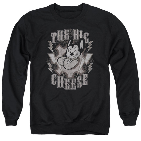 Mighty Mouse - The Big Cheese Adult Crewneck Sweatshirt
