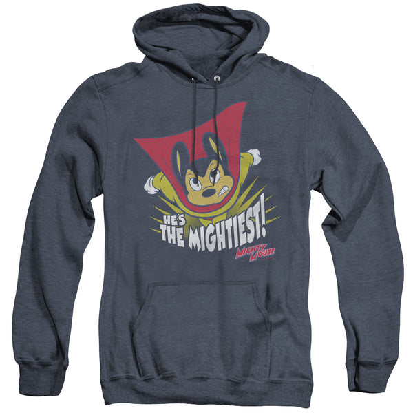 Mighty Mouse - The Mightiest Adult Heather Hoodie