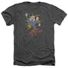 Mighty Mouse - Break Through Adult Regular Fit Heather Short Sleeve