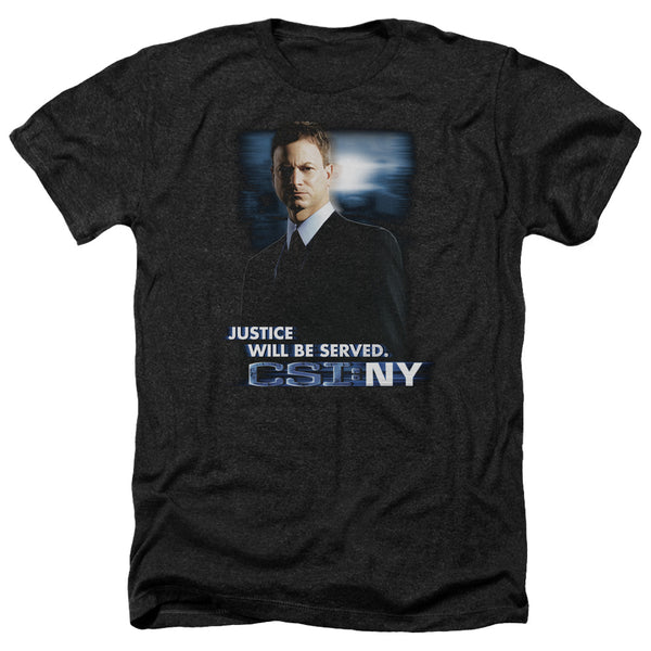 CSI:NY - Justice Served Adult Regular Fit Heather Short Sleeve