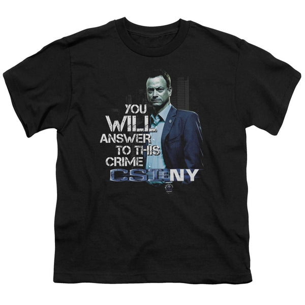 CSI NY - You Will Answer Youth Short Sleeve