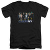 CSI NY - Cast Adult Slim Fit V Neck Cotton