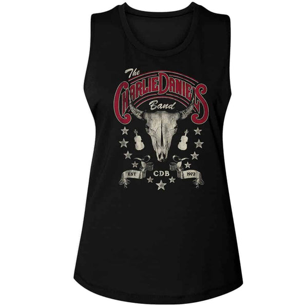 Charlie Daniels Band-Cdb Est 1972-Ladies Muscle Tank