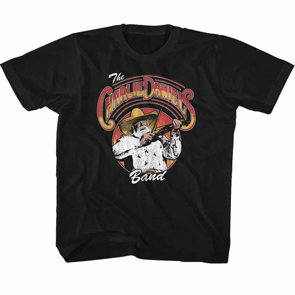 Charlie Daniels Band-Cdb Logo And Fiddlin-Youth S/S Tshirt