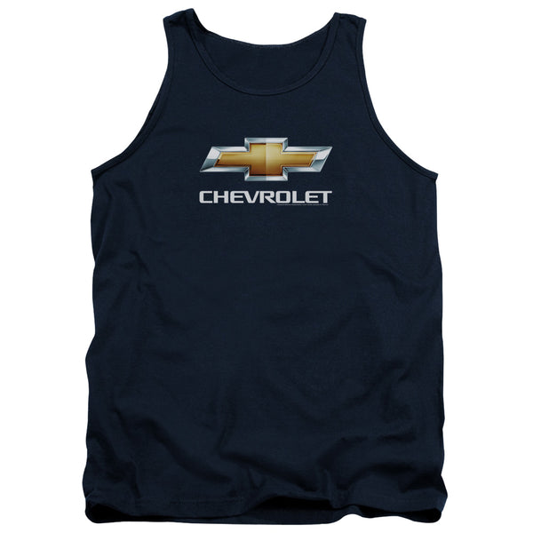 Chevrolets - Chevy Bowtie Stacked Adult Tank Top