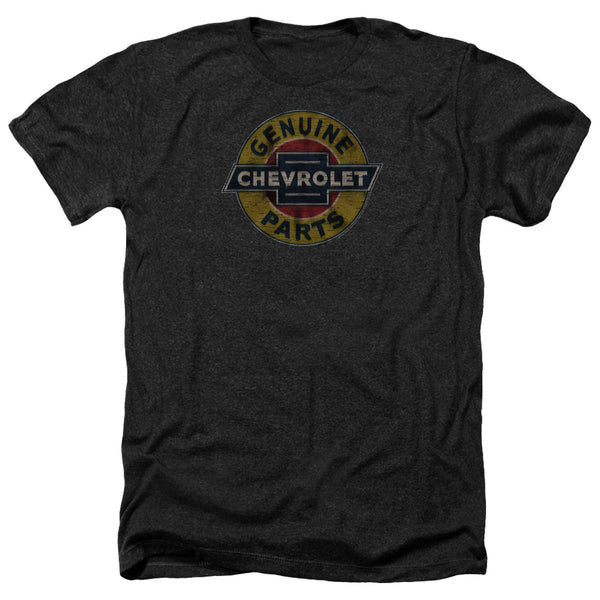 Chevrolet - Genuine Chevy Parts Distressed Sign Adult Regular Fit Heather Short Sleeve
