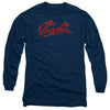 Chevrolet - Chevrolet Script Distressed Adult Long Sleeve