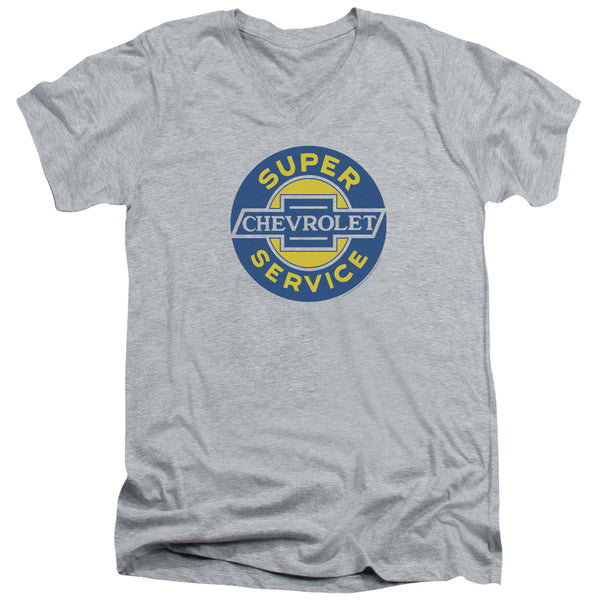 Chevrolet - Chevy Super Service Adult Slim Fit V Neck Cotton