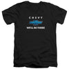 Chevrolet - Well Be There Adult Slim Fit V Neck Cotton
