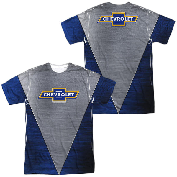 Chevrolet - Shiny Chevy Logo (Front - Back Print) Adult Regular Fit Short Sleeve 100% Poly